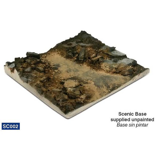 [ VALSC002 ] Vallejo 14x14cm rubble street section 1/35