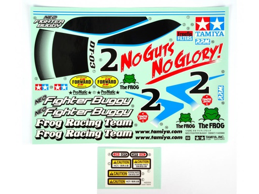 [ T9495811 ] Tamiya Stickers van 58587 Neo Fighter Buggy (DT-03)