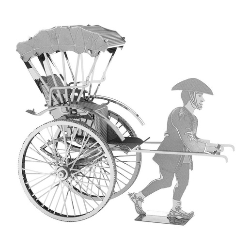 [ EUR570120 ] Metal earth japanese rickshaw