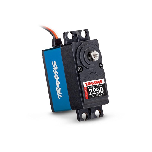 [ TRX-2250 ] Traxxas Servo, digital hight torque 330 (blue) coreless, metal gear, ball bearing-TRX2250 