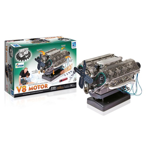 [ MEGABLUEHM10DE ] Motor lab 8 cylinders in V