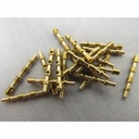 [ BBF69 ] 04-BF-0069 relingsteuntjes/rail stanchion 15mm 3 gaatjes/holes  20st