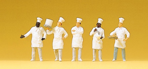 [ PRE10330 ] Preiser koks aan het buffet 1/87