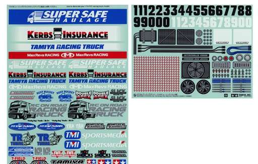 [ T54844 ] Tamiya Marking stickers 1/14 racing trucks