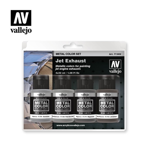 [ VAL77602 ] Vallejo Metal color set jet exhaust - Vallejo