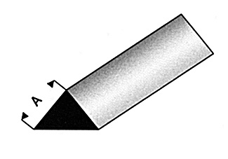 [ RA405-52 ] Raboesch PLASTIC DRIEHOEK vol 90° PROFIEL 2.0 mm 1 meter