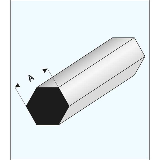 [ RA406-55 ] Raboesch PLASTIC ZESKANT VOL PROFIEL 5.0 mm 1 meter 