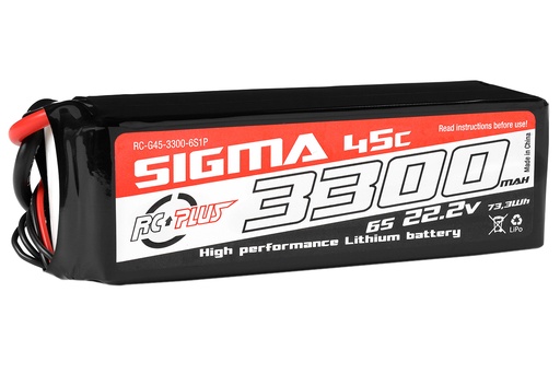 [ RC-G45-3300-6S1P ] LIPO 3300mAh - 6S1P - 22.2V - XT60
