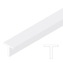 [ RA413-60 ] Raboesch PLASTIC T PROFIEL 8.0X8.0 mm 1 meter