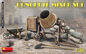 [ MINIART35593 ] Concrete mixer set 1/35