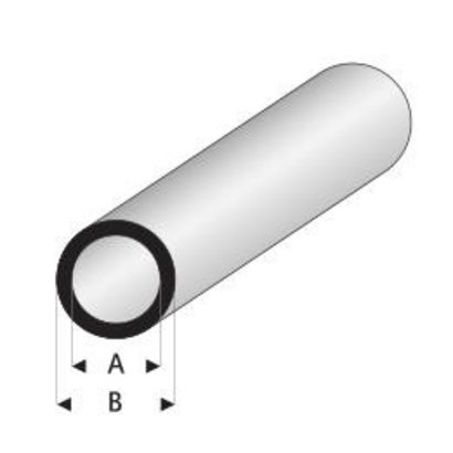 [ RA419-64 ] Raboesch PLASTIC RONDE BUIS  7.0X9.0mm 1 meter