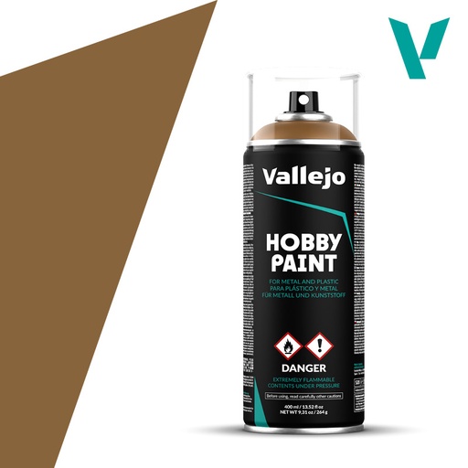 [ VAL28014 ] Vallejo Leather Brown 400ml. spray