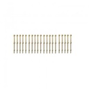 [ BBF91 ] Billingboats F91 reling steuntjes / rail stanchion 17mm 2 gaatjes 20pcs
