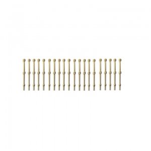 [ BBF91 ] Billingboats F91 reling steuntjes / rail stanchion 17mm 2 gaatjes 20pcs