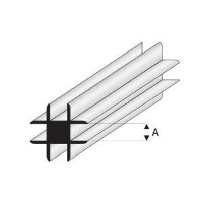 [ RA448-54 ] Raboesch PLASTIC CROSS CONNECTOR 3.0 mm 1 meter