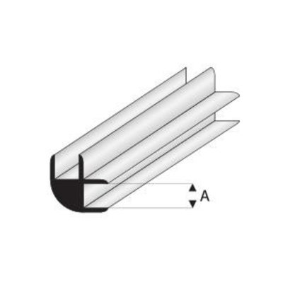 [ RA449-52 ] Raboesch PLASTIC L CONNECTOR 1.5 mm 1 meter