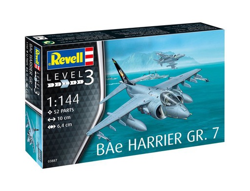 [ RE03887 ] Revell BAe Harrier GR.7  1/144