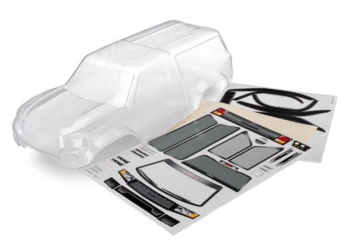 [ TRX-8112 ] Traxxas Body with camper, TRX-4 sport (clear trimmed, requires painting) - TRX8112