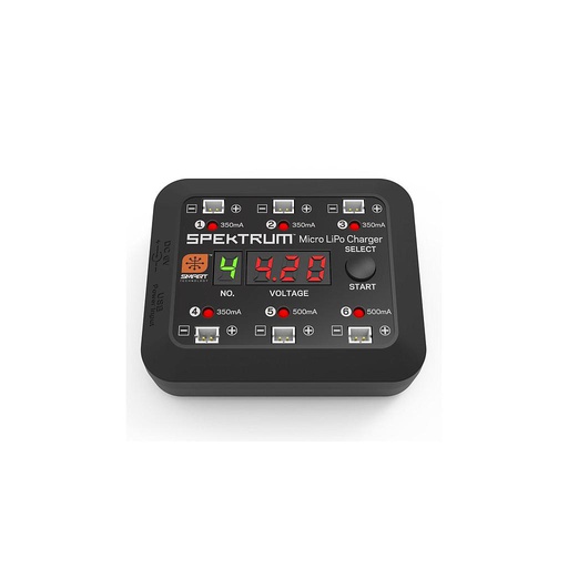 [ SPMXC1060 ] Micro 6 Port DC/USB 1S Lipo Charger