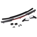 [ TRX-8388 ] Traxxas Mirrors, side, black (left & right)/mirror retainers(2) / spoiler - TRX8388