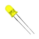 [ MU74653 ] LED 5mm geel 4stuks ~ 4-19V