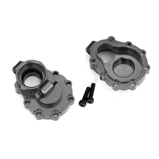 [ TRX-8253A ] Traxxas Portal housings, inner (rear), 6061-T6 alu charcoal grey anodized - TRX8253A