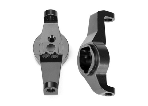 [ TRX-8232A ] Traxxas Caster blocks, 6061-T6 alu charcoal grey anodized - TRX8232A