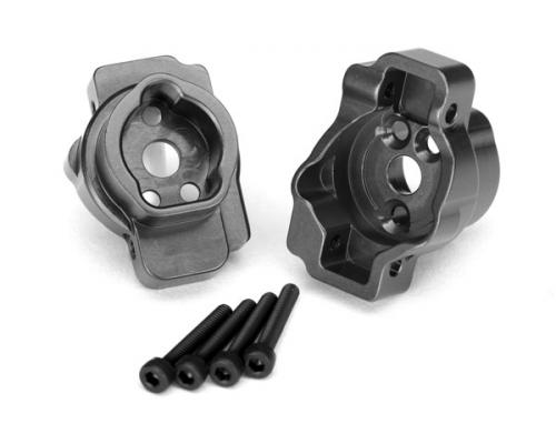 [ TRX-8256A ] Traxxas Portal drive axle mount, rear 6061-T6 alu, charcoal grey anodized - TRX8256A