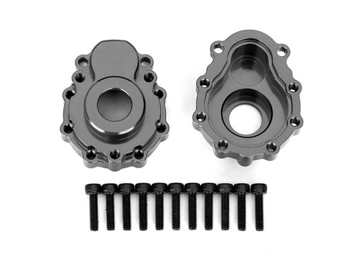 [ TRX-8251A ] Traxxas Portal housings, outer, 6061-T6 alu charcoal grey (2) - TRX8251A