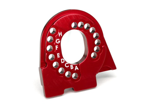 [ TRX-8290R ] Traxxas Motor mount plate, TRX-4, 6061-T6 alu red anodized - TRX8290R