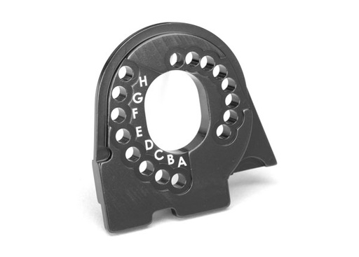 [ TRX-8290A ] Traxxas Motor mount plate, TRX-4, 6061-T6 alu charcoal grey anodized - TRX8290A
