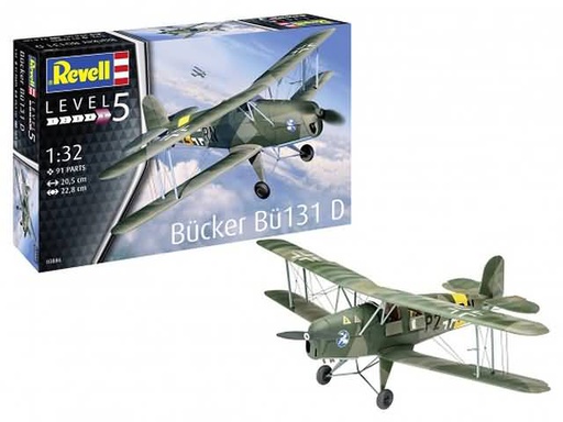 [ RE03886 ] Revell Bücker Bü131 D  1/32