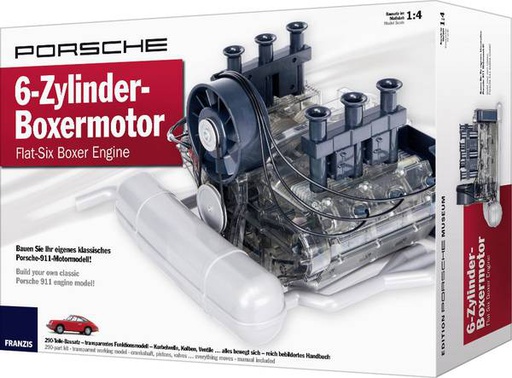 [ FR65911 ] Porsche 6 cylinder boxer motor 1/4 Franzis