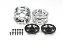 [ T54854 ] Tamiya Two-piece 5-spoke wheels black 2st