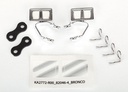 [ TRX-8073X ] Traxxas mirrors, side, chrome (left & right) - TRX8073X