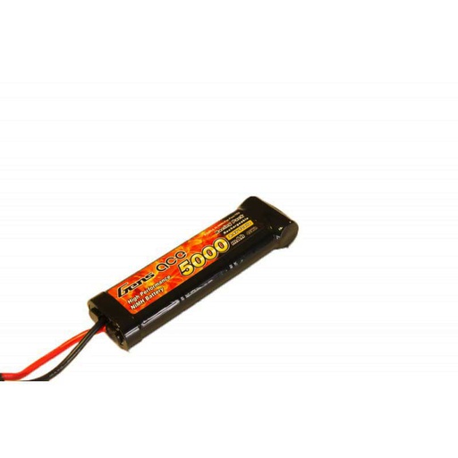 [ B-5000-8.4V-NIMH-FLAT-PACK-T ] Gens ace 5000Mah 8.4V 7cel nimh flat battery - T plug