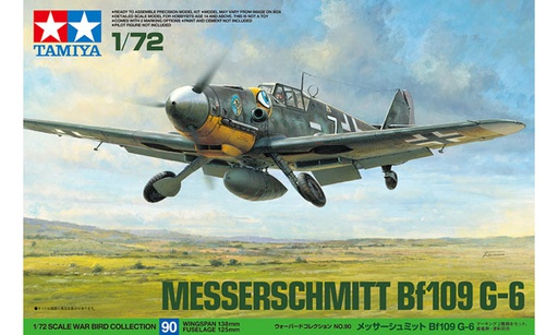[ T60790 ] Tamiya MESSERSCHMITT BF109G-6 1/72