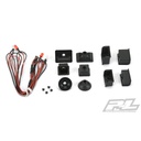 [ PR6317-00 ] Universal LED headlight & tail light kit for rock crawler bodies