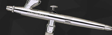 [ HS126103 ]Harder &amp; Steenbeck  Evolution silverline two in one  airbrush/spuitpistool