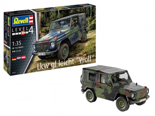 [ RE03277 ] Revell Lkw gl leicht "Wolf" 1/35