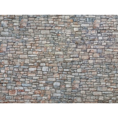 [ NO56640 ] Noch 3D-Kartonplaat "Natuursteen" bont 25 x 12,5 cm