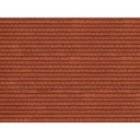 [ NO56670 ] Noch 3D-Kartonplaat "Dakpannen" rood 25 x 12,5 cm