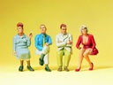 [ PRE65352 ] Preiser zittende reizigers 1/45