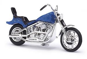 [ BUSCH40152 ] US motorrad blauw - metallic 1/87 HO