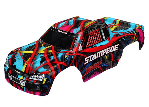 [ TRX-3649 ] Traxxas body stampede, Hawaiian graphics (painted, decals applied)-TRX3649 