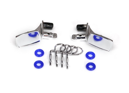 [ TRX-8133 ] Traxxas mirrors, side, chrome (left & right) - TRX8133