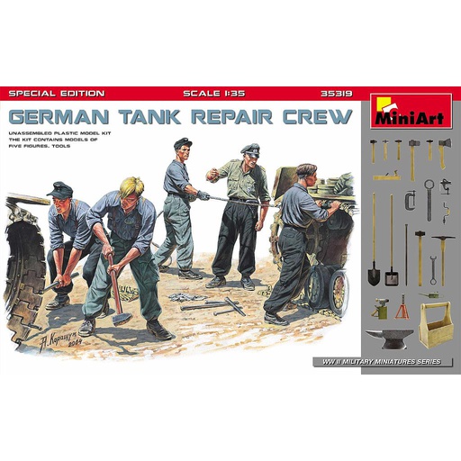 [ MINIART35319 ]  Miniart german tank repair crew 1/35