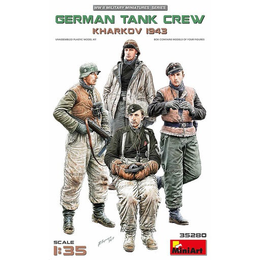 [ MINIART35280 ] Miniart German tank crew KHARKOV 1943 1/35 