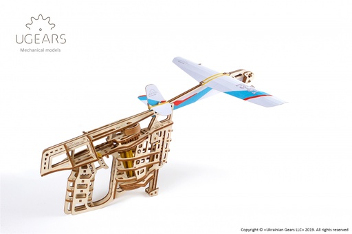 [ UGEARS4820184120976 ] Ugears Flight Starter/Vliegtuigwerper