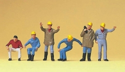 [ PRE10037 ] Preiser kraanarbeiders 1/87  HO